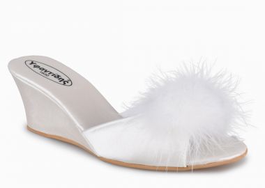 Νυφικές Παντόφλες | Σατέν | Υφαντίδης | 101245 | Εκρού - Υφαντίδης - 